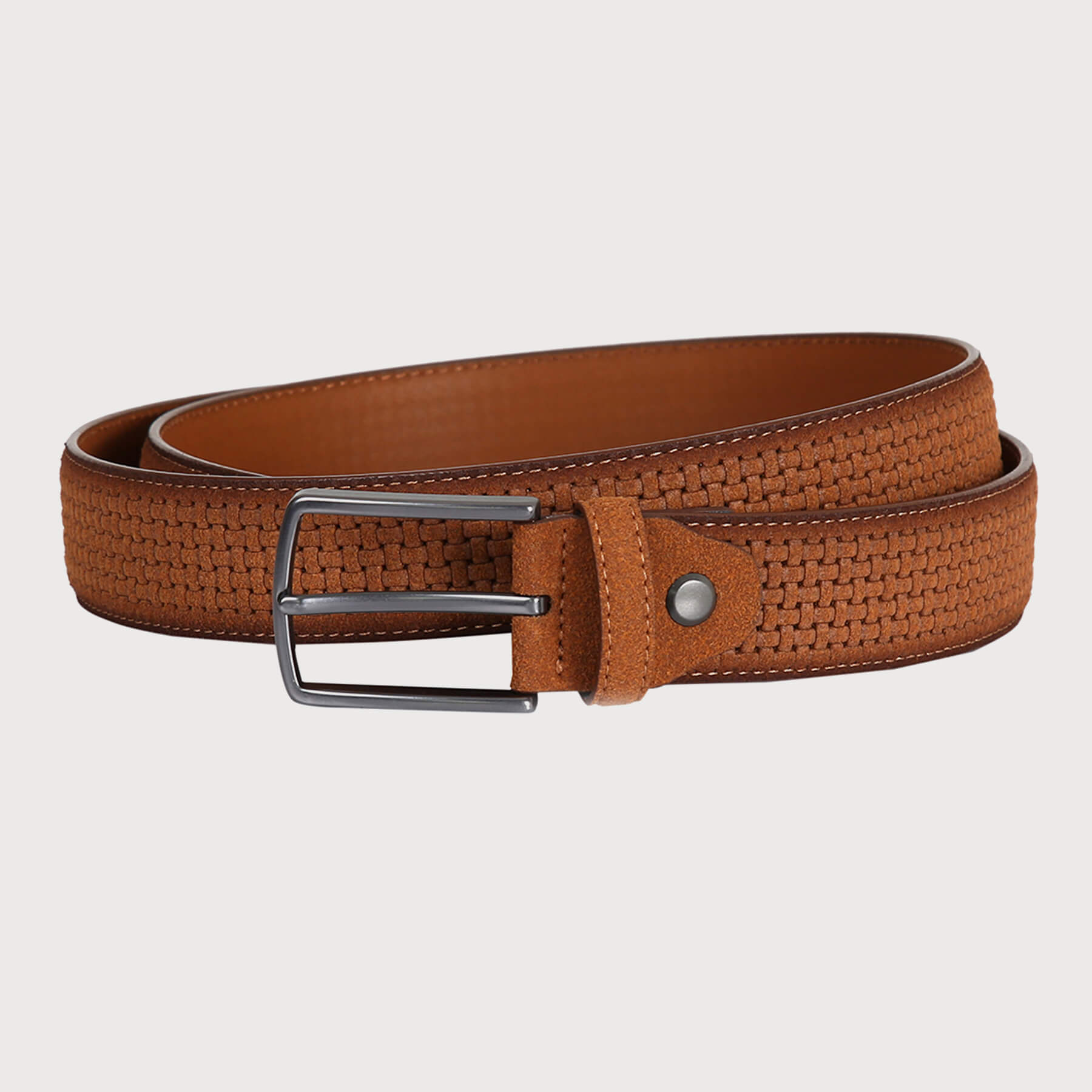 Select Belt Soft And Durable Suede Leather Belt 3.5cm Width TheUrbanLondon